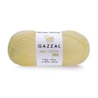 Пряжа Gazzal Baby Cotton 205 (504); Состав: 50% Хлопок, 50% Акрил; 50 гр/205 м